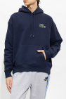 Lacoste NAVY BLUE Hoodie with logo patch