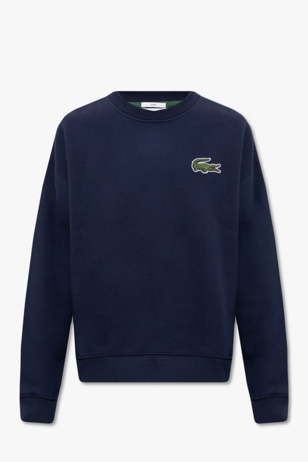 trainers lacoste carnaby evo 0722 4 suj 7 43suj0004 nvy wht - Navy blue  Sweatshirt with logo patch Lacoste - GenesinlifeShops Canada