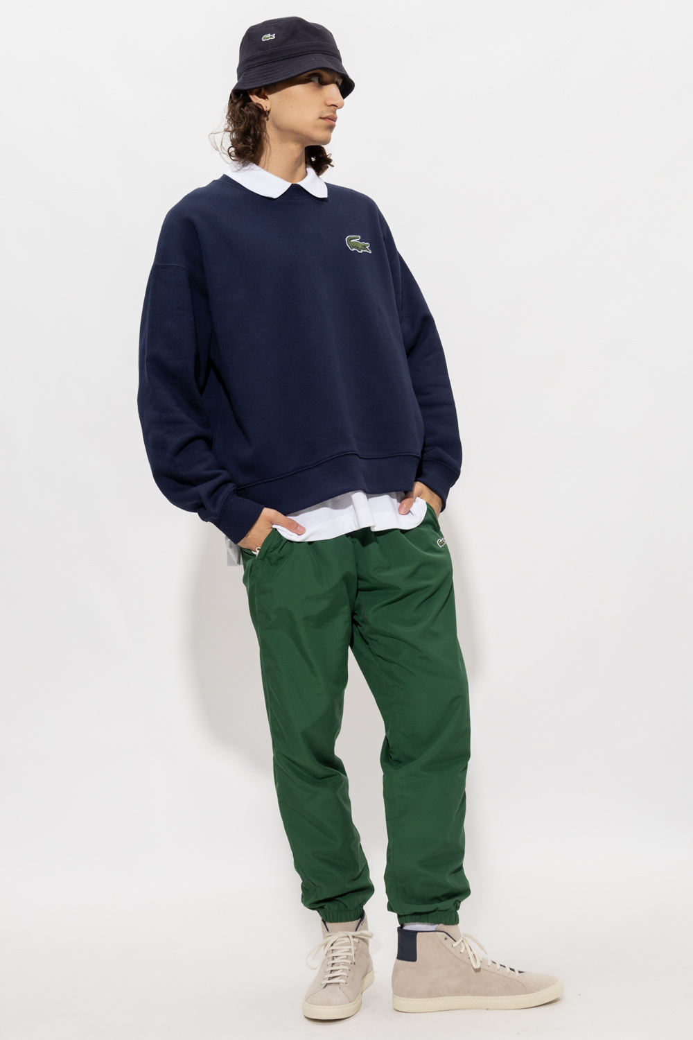 wht carnaby 43suj0004 nvy GenesinlifeShops evo - trainers Navy Sweatshirt 7 patch with 0722 4 lacoste suj - blue Lacoste Canada logo
