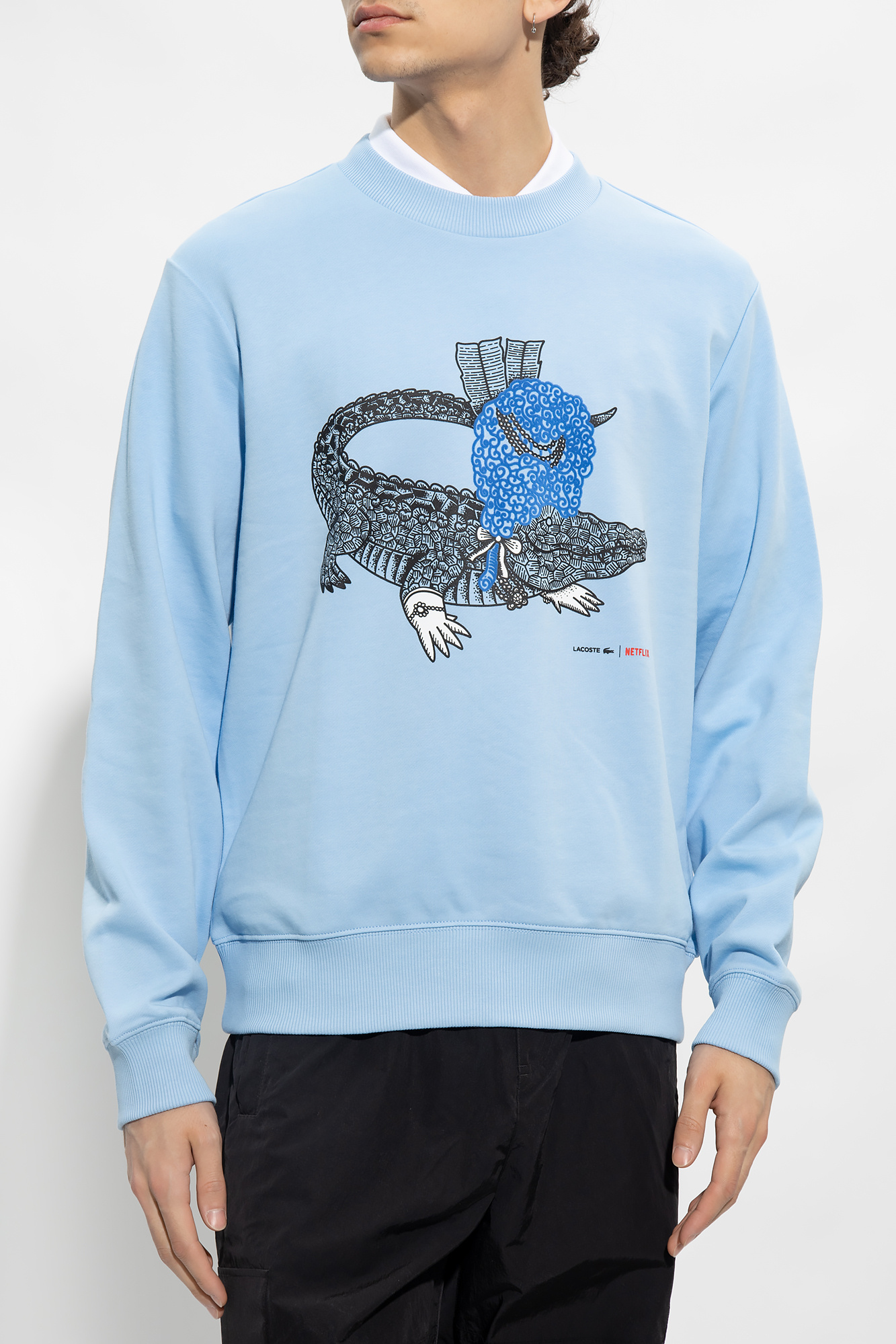Kids' Lacoste x Netflix Organic Cotton Hoodie - Teens Sweaters &  Sweatshirts - New In 2023