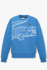 Lacoste Sjaal in marineblauw en bordeauxrood