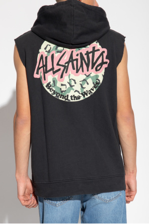 AllSaints ‘Shredder’ sleeveless hoodie