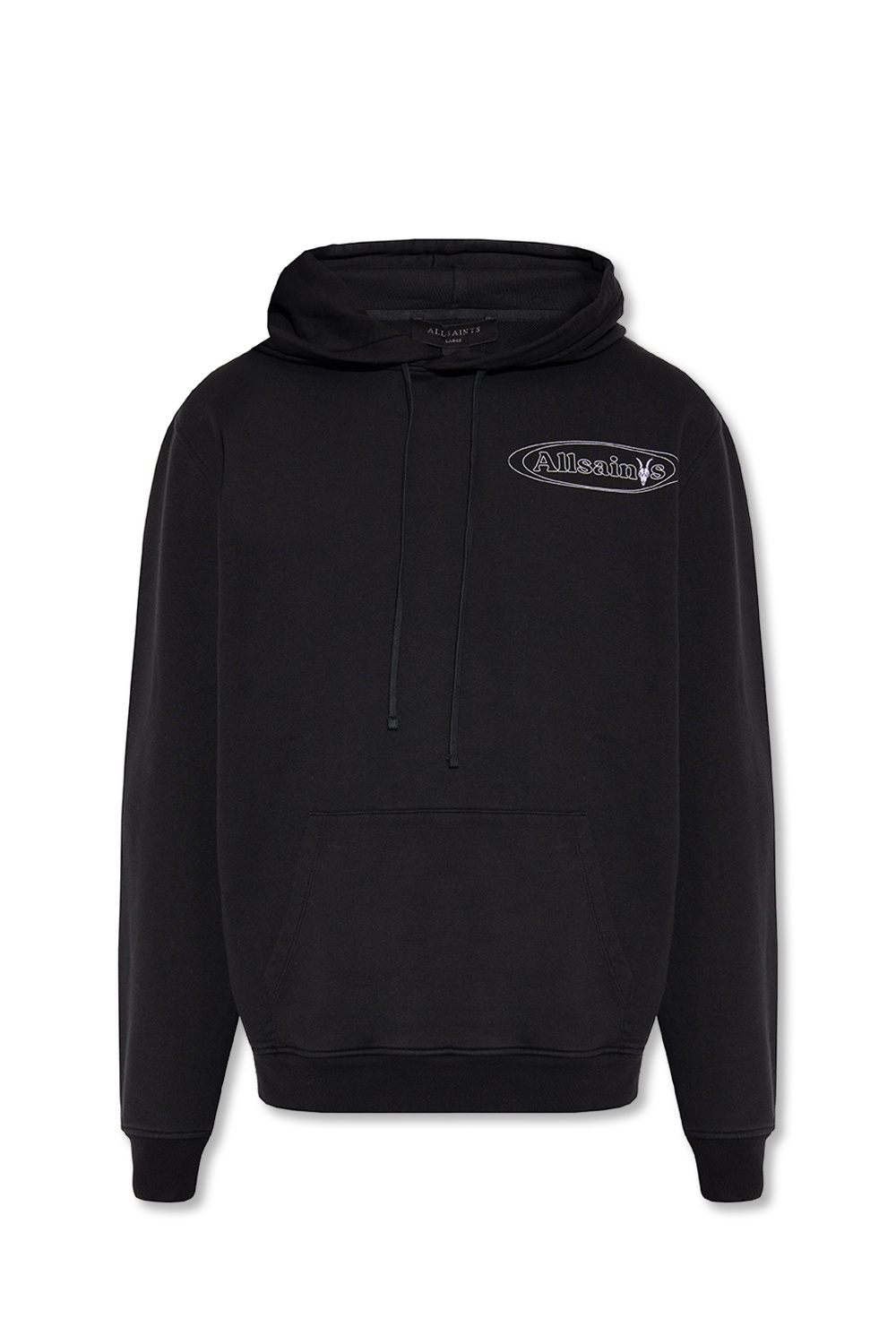 AllSaints ‘Simpel’ heart-print hoodie with logo