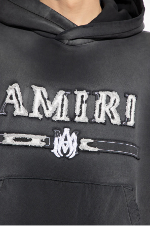 Amiri Brushed hoodie with logo