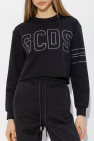 GCDS Cropped sweatshirt with logo