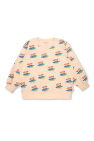 Tiny Cottons cream Sweatshirt with logo