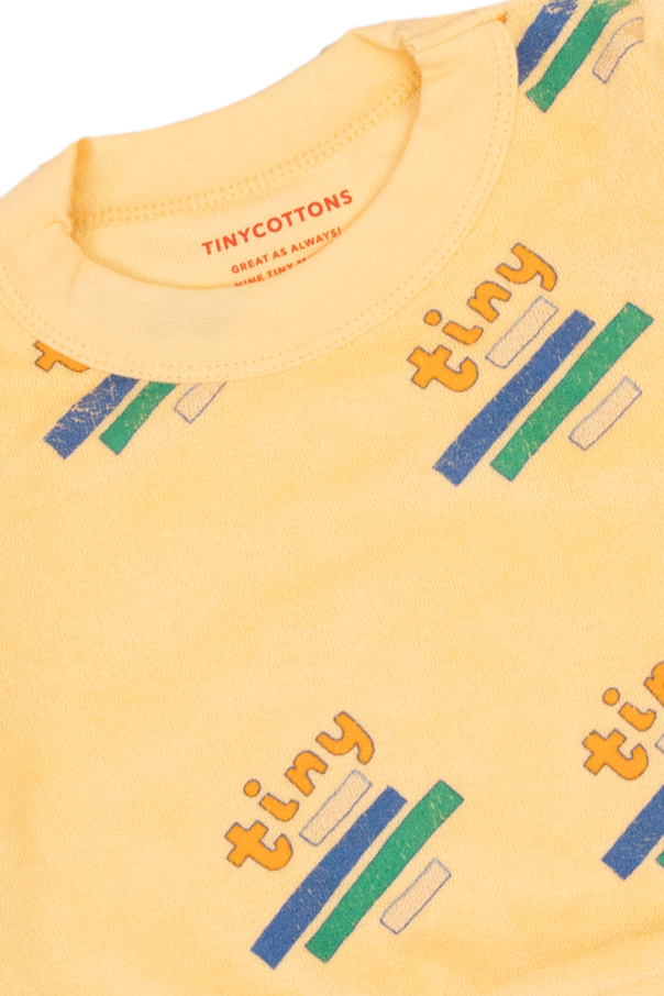 Tiny Cottons ŻÓŁTY Bluza z logo