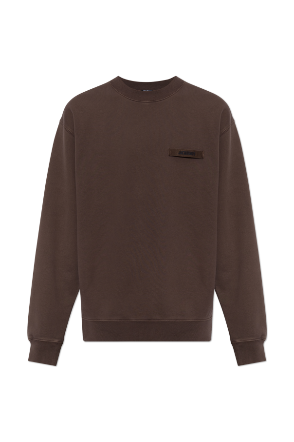 Sweatshirt with logo patch od Jacquemus