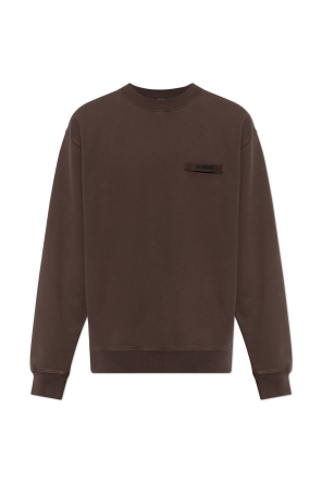 Sweatshirt with logo patch