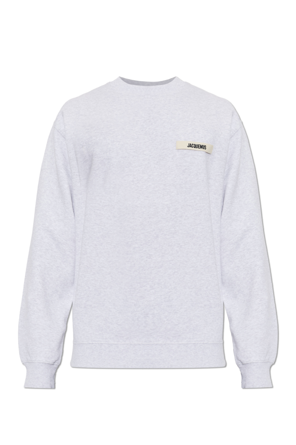 Sweatshirt with logo patch od Jacquemus