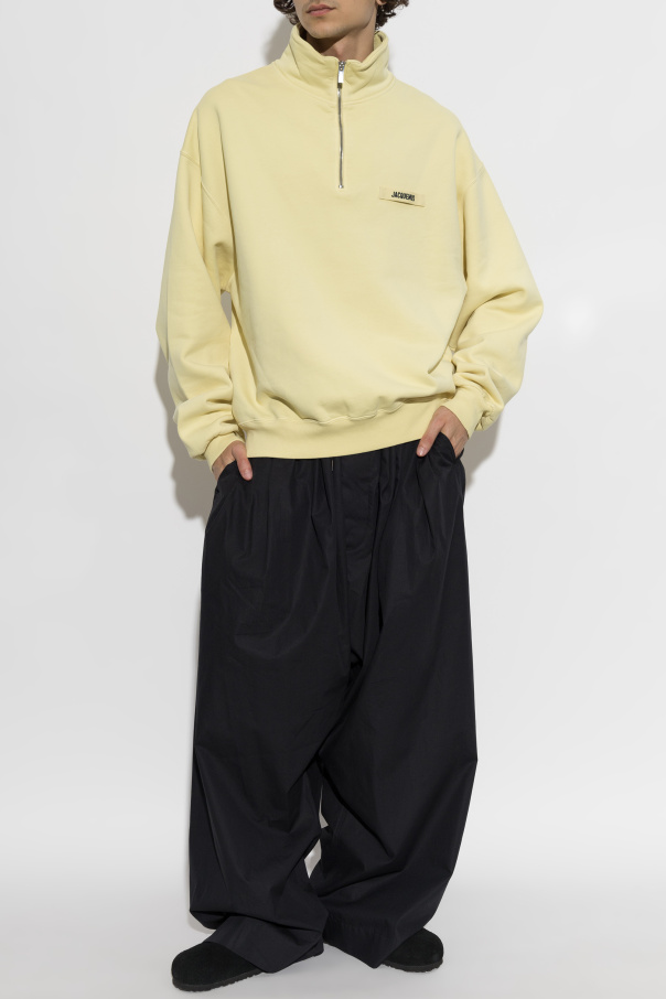 Jacquemus Sweatshirt with a stand-up collar