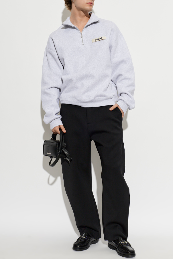 Jacquemus Sweatshirt with stand-up collar