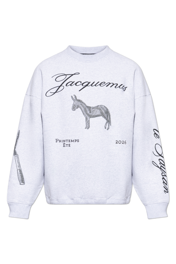 Sweatshirt with embroidered logo od Jacquemus