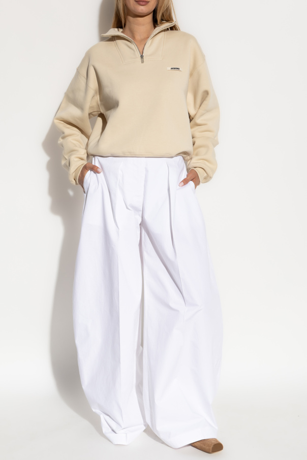 Jacquemus Sweatshirt with a stand-up collar