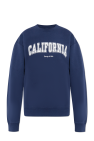 Sporty & Rich NAVY BLUE Sweatshirt from the Wall Street collection
