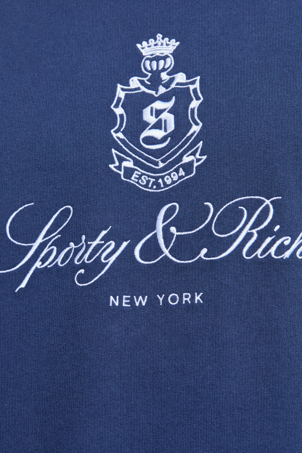 Sporty & Rich Sudadera con logo de la colección "Core"