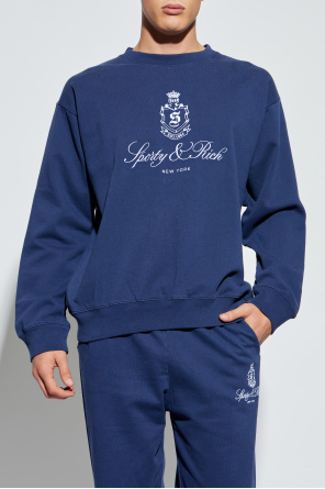 Sporty & Rich Sudadera con logo de la colección "Core"