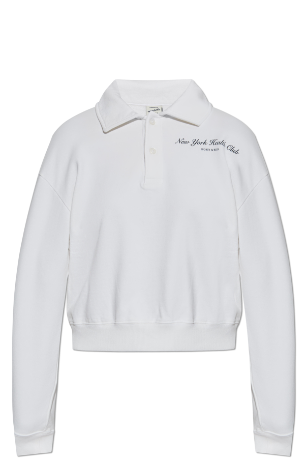 Sweatshirt with logo od Sporty & Rich