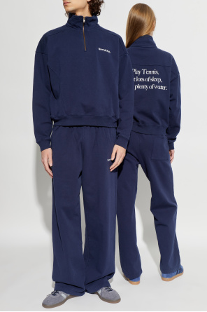 Sporty & Rich Sweatshirt with stand-up collar