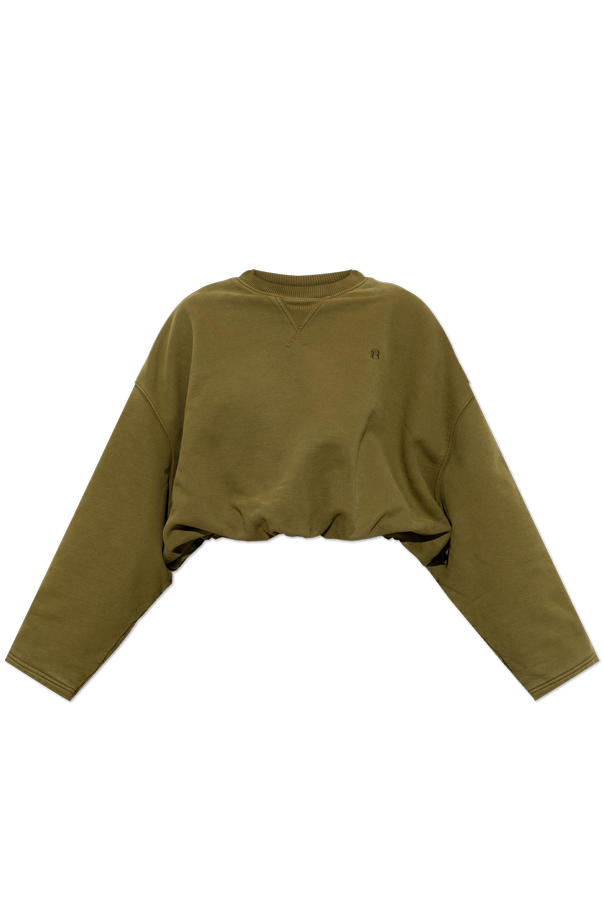 Sweatshirt with embroidered logo od Balmain