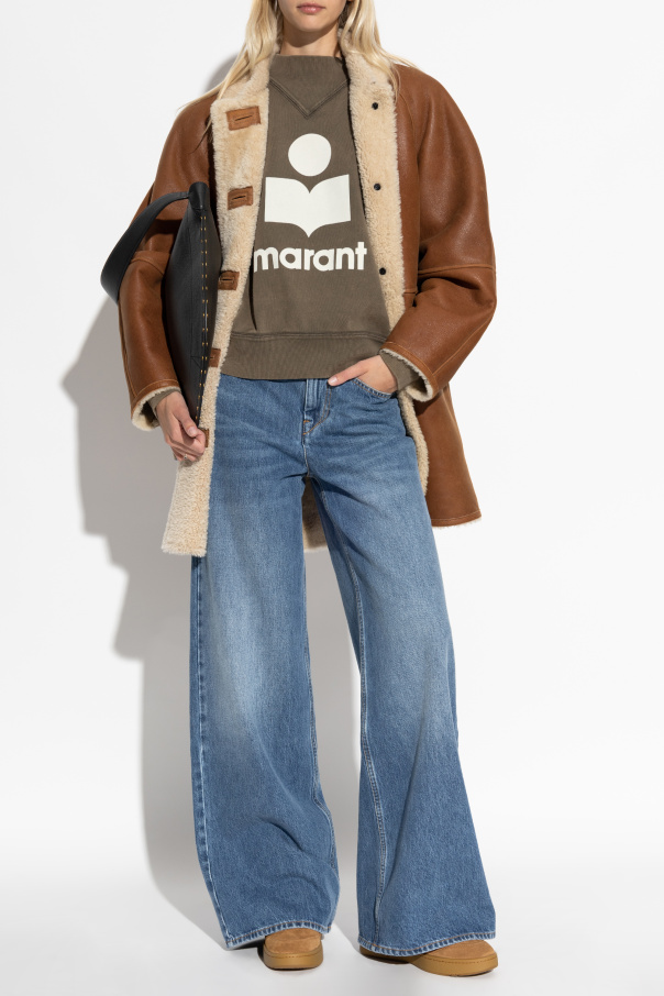 Marant Etoile "Moby" stand-up collar sweatshirt