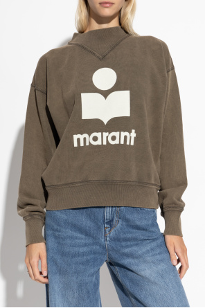 Marant Etoile "Moby" stand-up collar sweatshirt