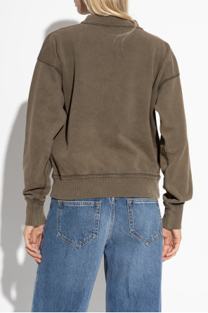 Marant Etoile "Moby" stand-up collar sweatshirt