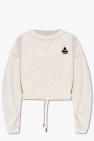 New Balance colourblock cropped Part sweatshirt with button collar exclusive to ASOS