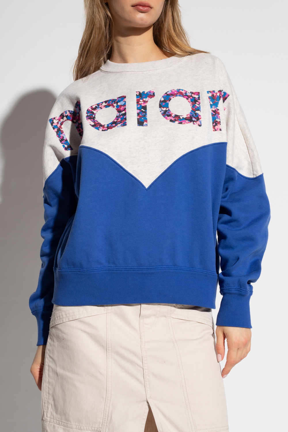 Isabel Marant Étoile ‘Houston’ Jacke sweatshirt with logo