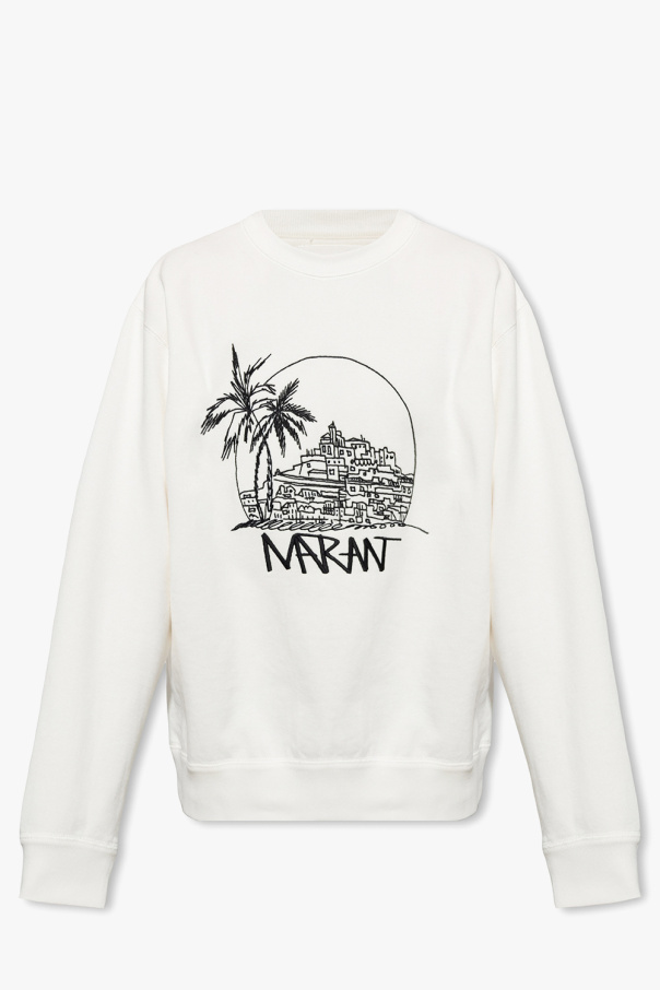 MARANT ‘Mikoy’ sweatshirt models with logo
