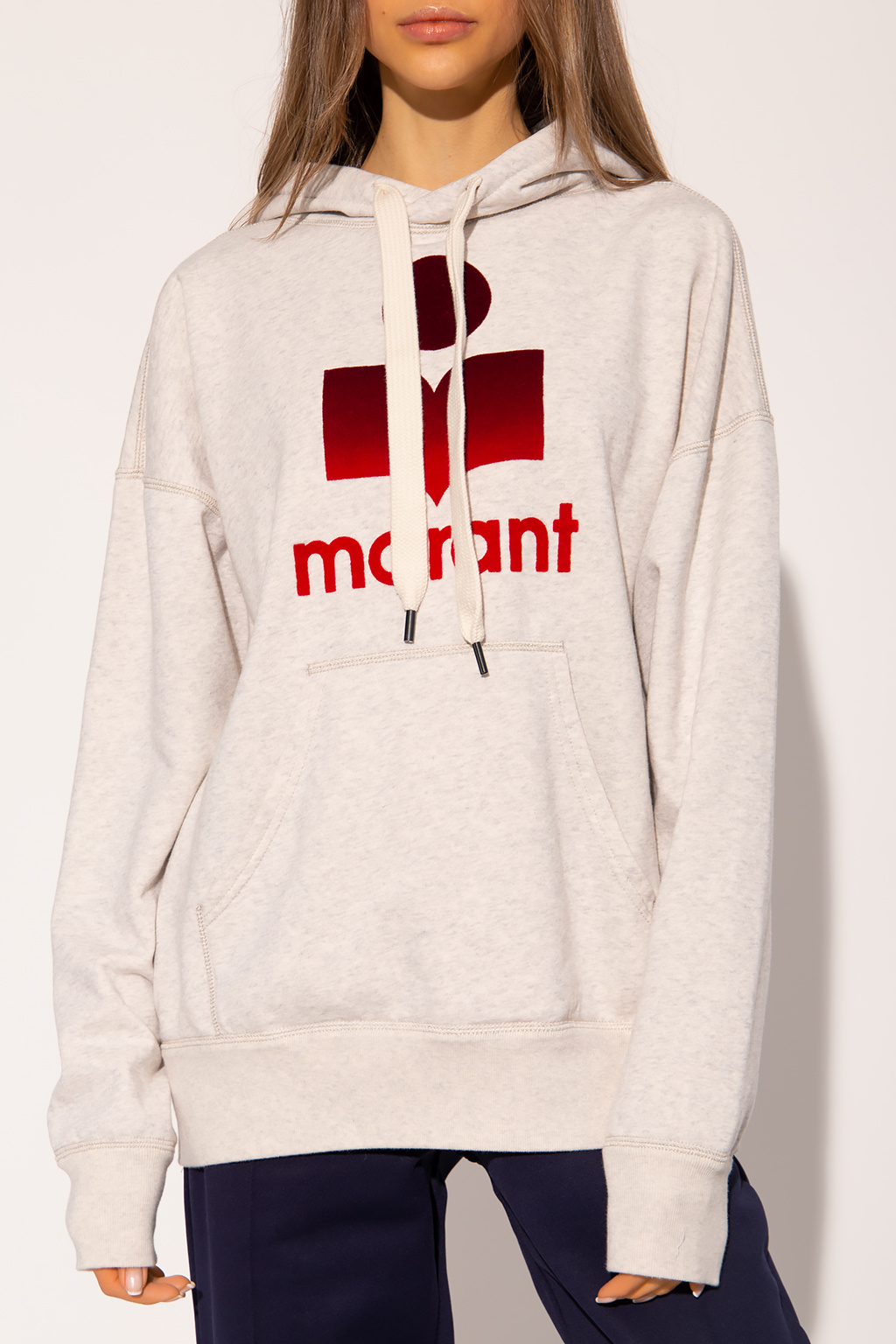 Isabel Marant Etoile: Beige Mansel Hoodie SSENSE