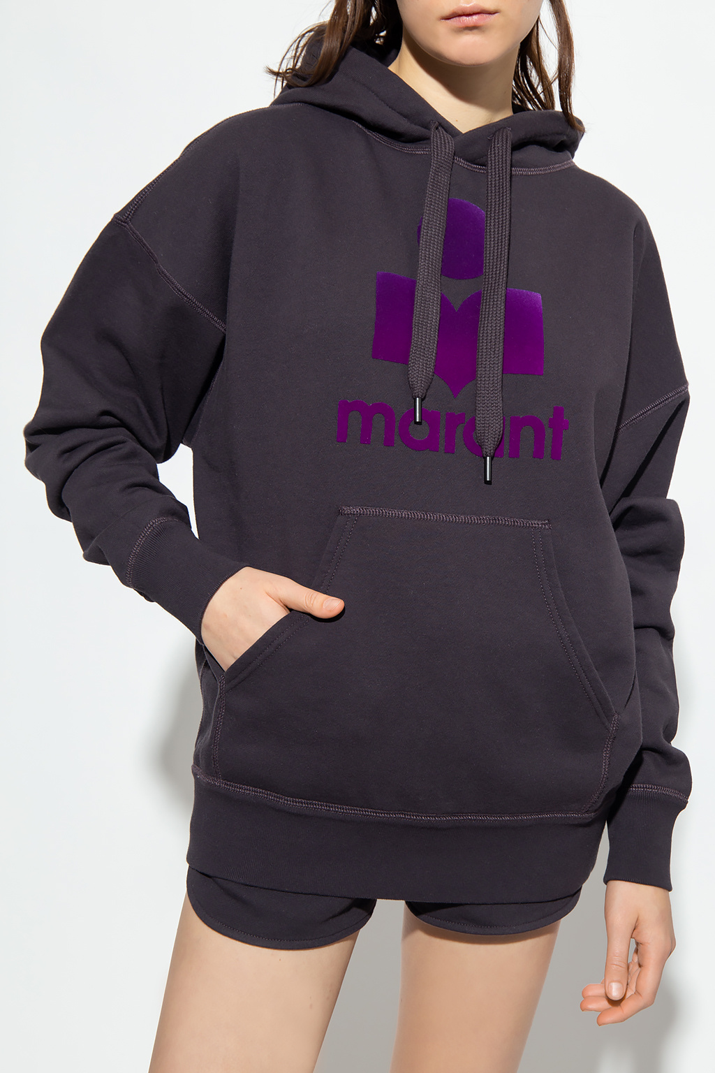 Isabel Marant Étoile hoodie UNDERWEAR with velvet logo