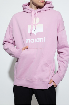 Isabel Marant T-shirt hoodie with velvet logo