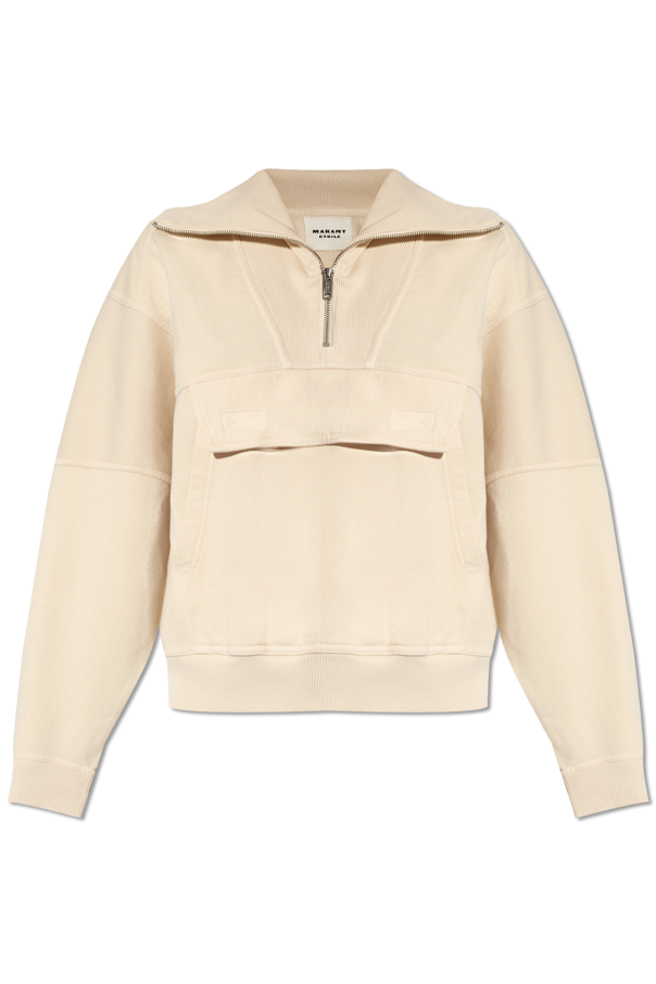 ‘Phenix’ sweatshirt with zipped collar od Marant Etoile