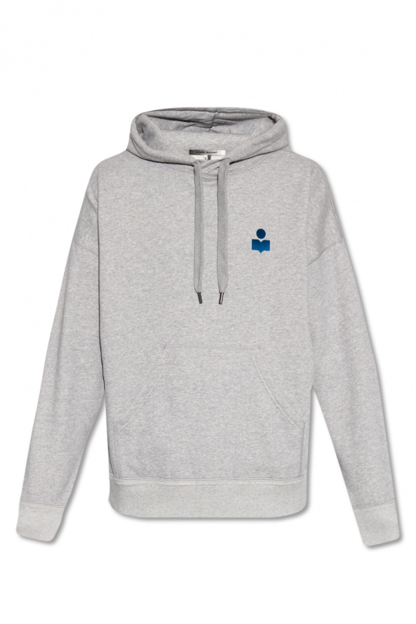 Isabel Marant ‘Malek’ hoodie pleated with logo