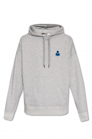 ‘malek’ hoodie with logo od Isabel Marant