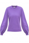 Ganni Logo-embroidered sweatshirt