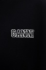 Ganni Oversize sweatshirt with logo