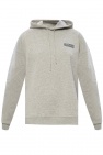 Ganni Logo-embroidered hoodie