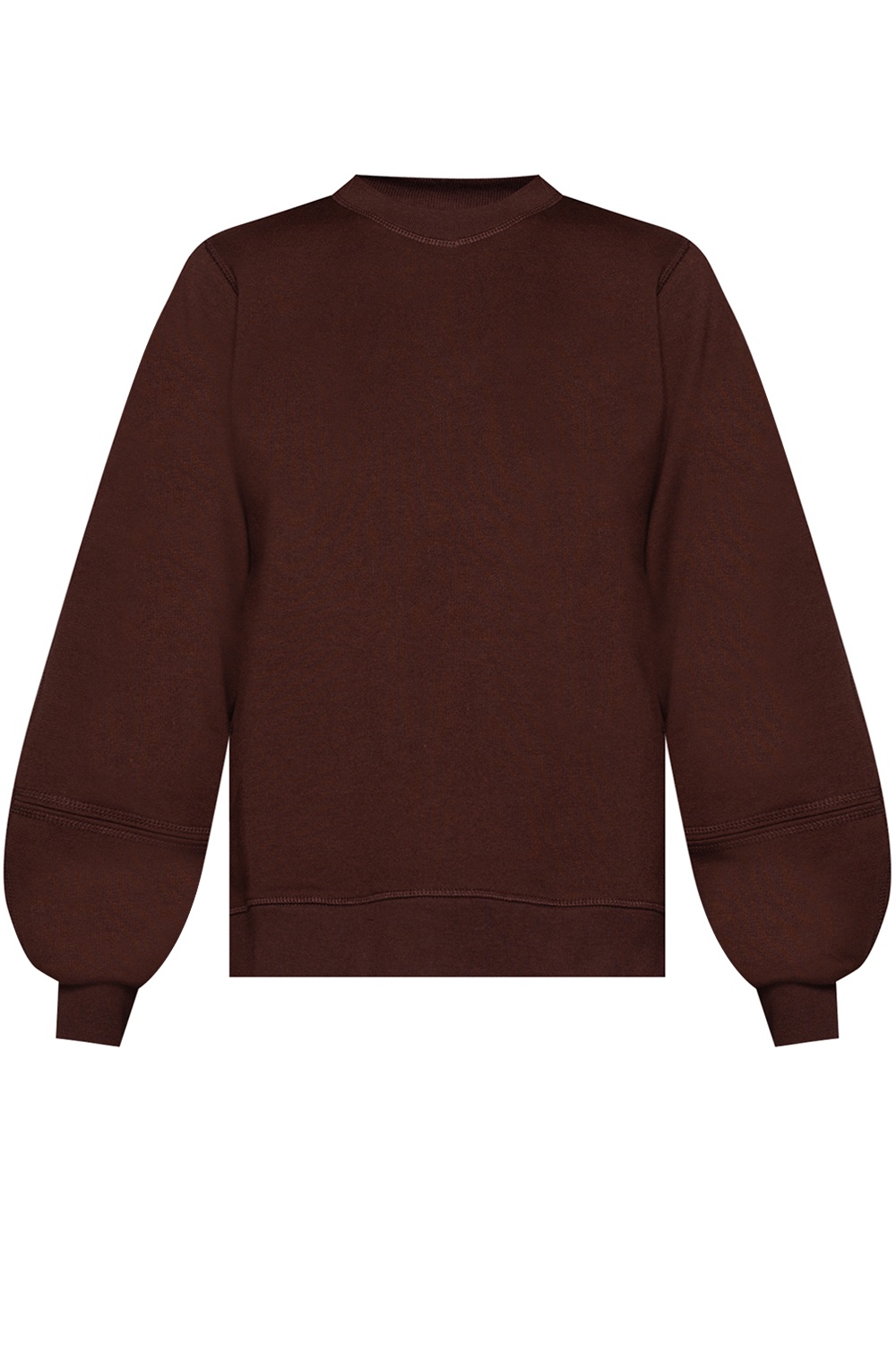 Ganni Brown sweatshirt com capucho Hummel Legacy Logo preto branco