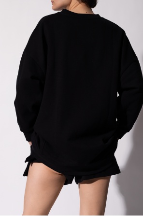 Ganni Oversize sweatshirt with logo