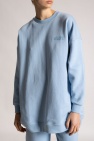 Ganni BLUE Sweatshirt with logo