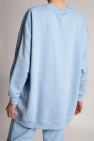Ganni BLUE Sweatshirt with logo