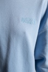Ganni BLUE Sweatshirt with logo