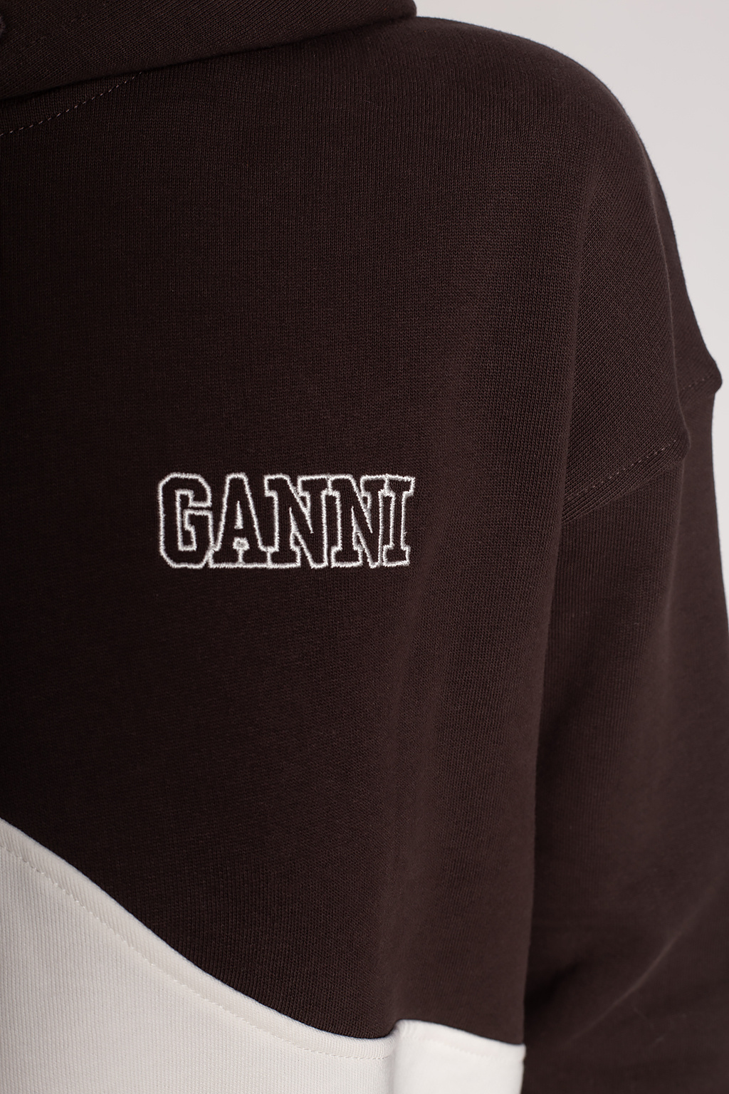 Ganni Organic cotton hoodie
