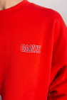 Ganni RED Organic cotton sweatshirt
