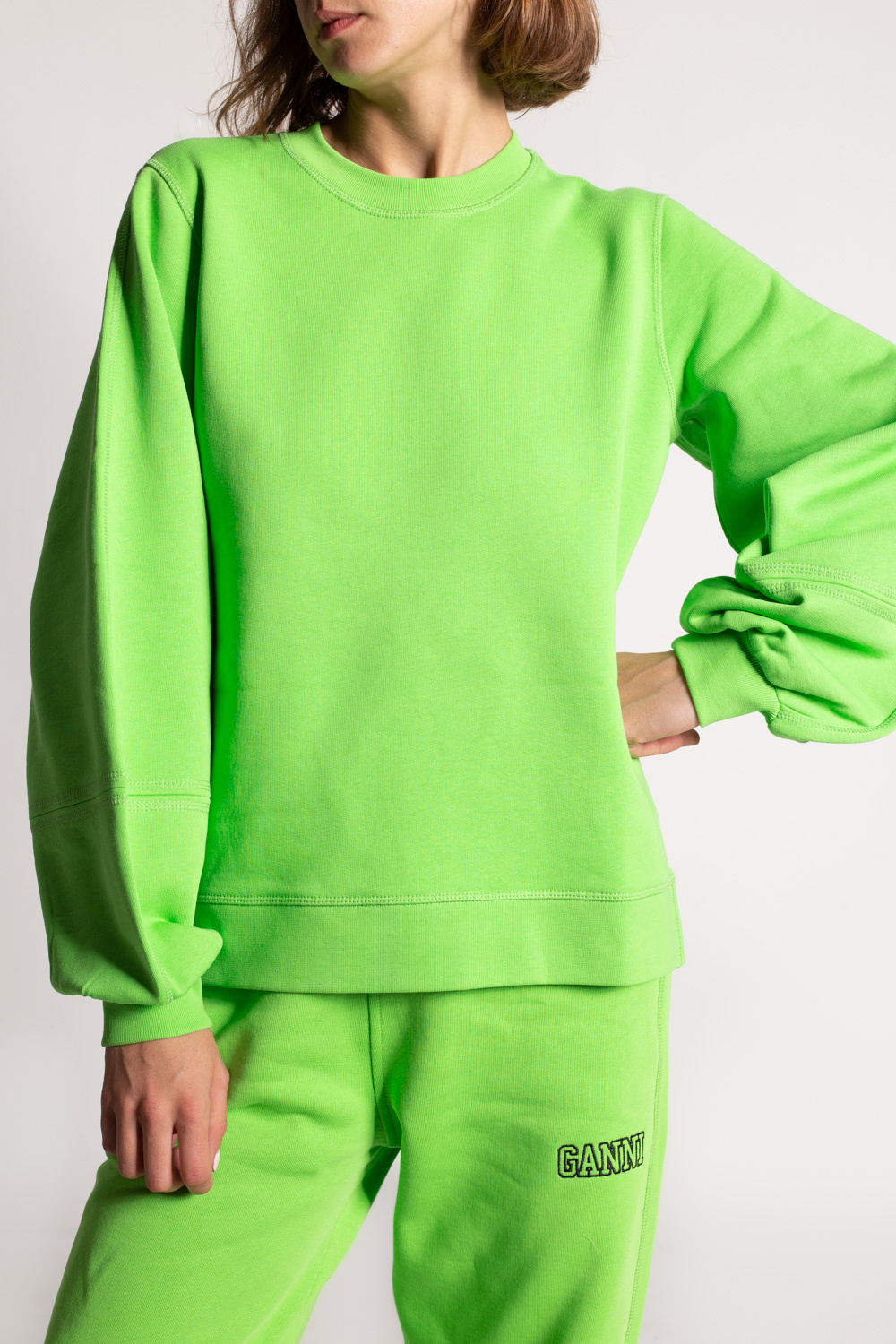 Ganni Organic cotton sweatshirt