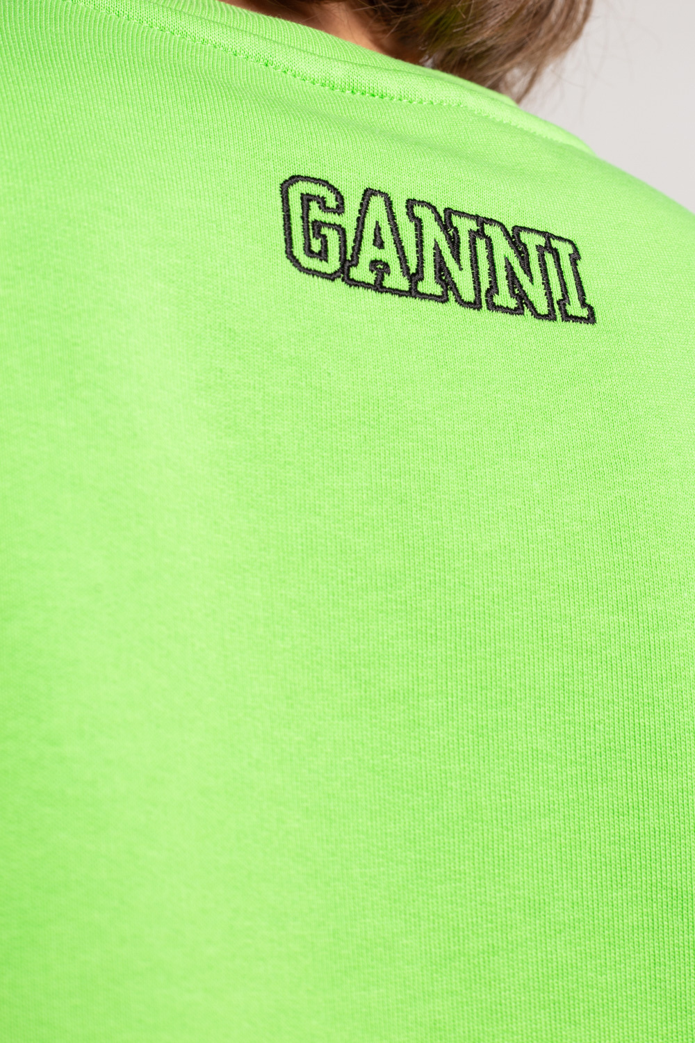 Ganni Organic cotton sweatshirt