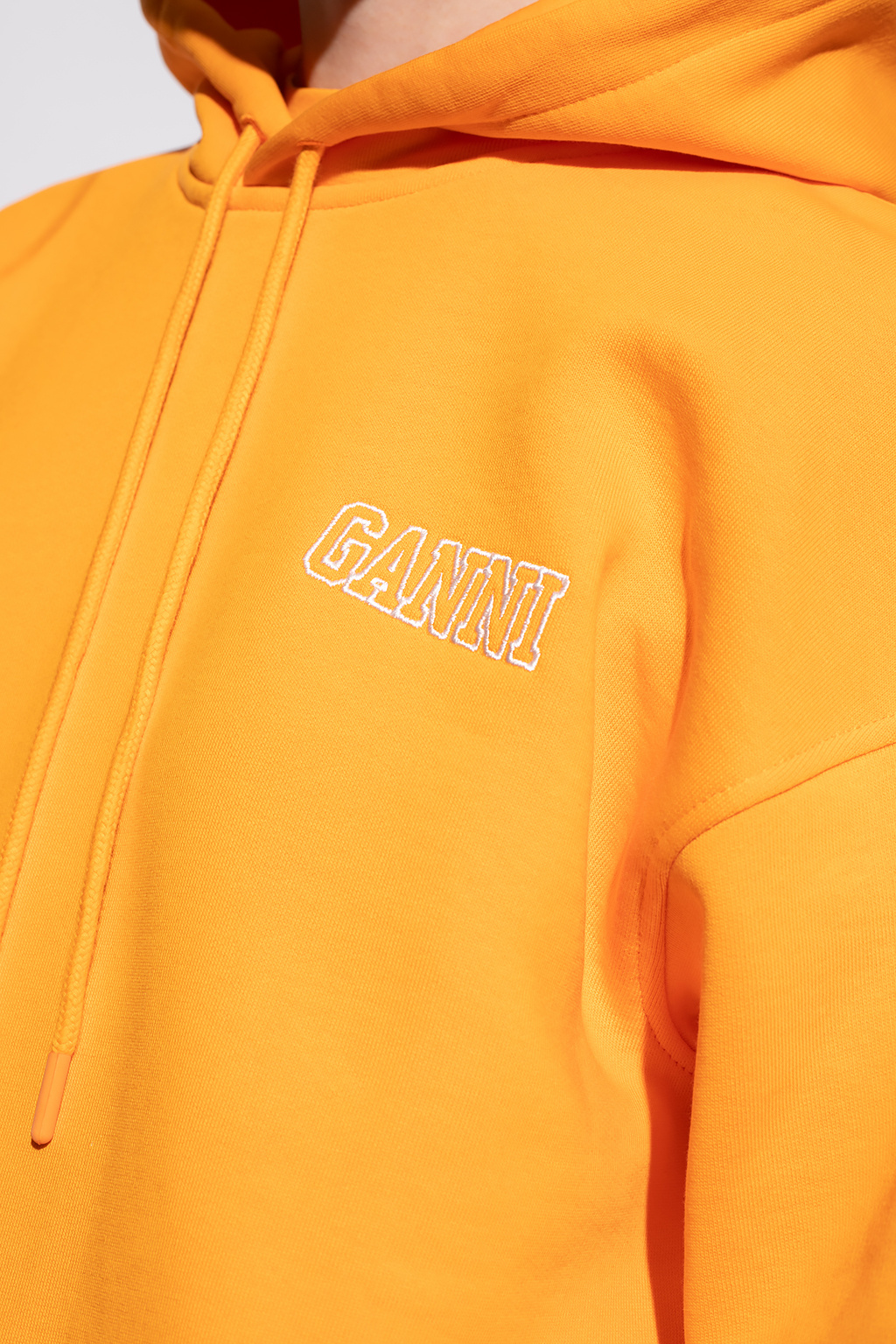 Ganni Logo-embroidered undercover sweatshirt