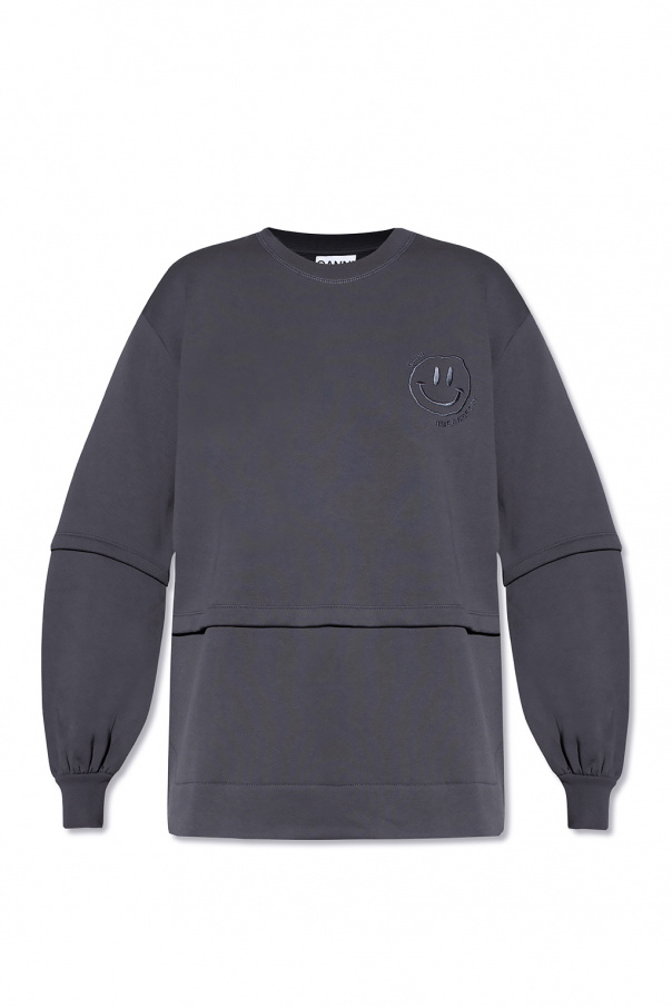 Ganni sweatshirt Patrizia with logo